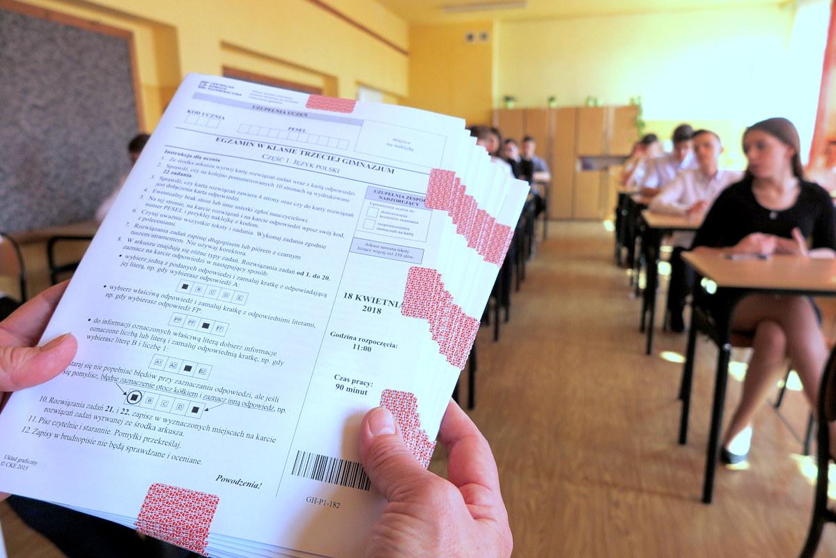 Pierwszy dzień egzaminów gimnazjalnych za nami