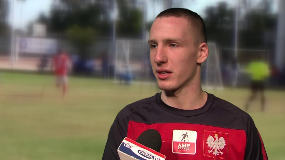 Igor Woźniak na stażu w Piaście Gliwice
