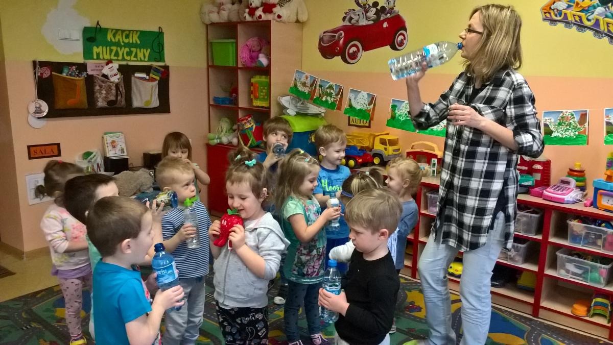 DZIEŃ WODY u maluszków w Przedszkolu Miejskim nr 3