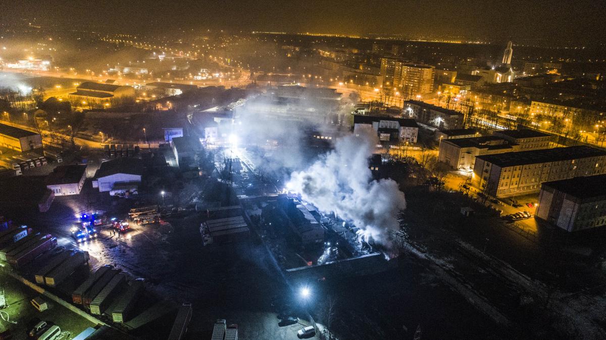 Pożar na Osiedlu Stałym