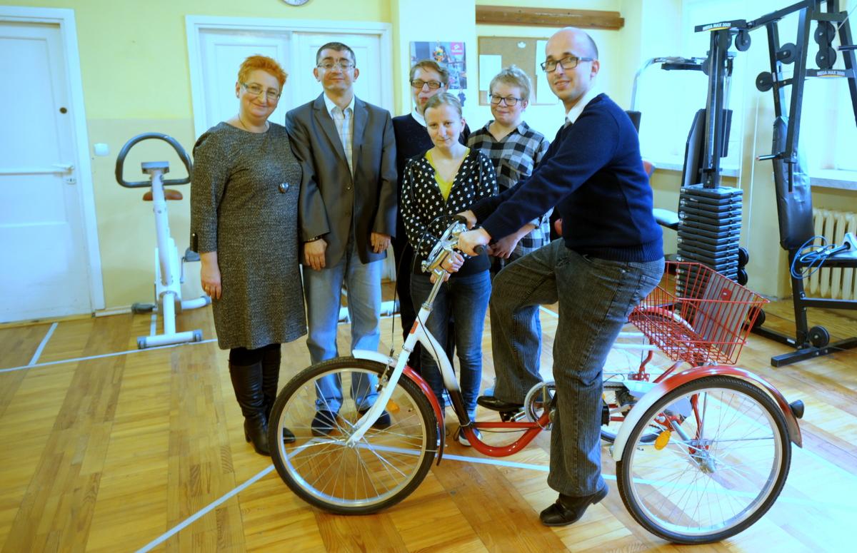 Trzykołowy rower dla Warsztatu Terapii Zajęciowej