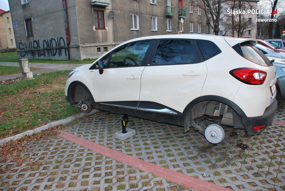 Poszukiwani złodzieje kół