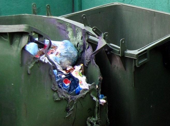 Popiół tylko do pojemnika na odpady