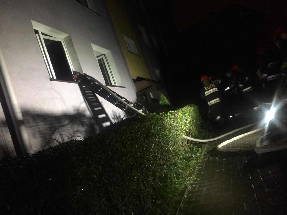 Pożar w centrum. Nie żyje mężczyzna