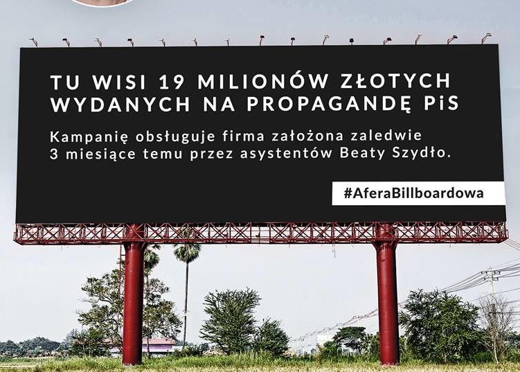 Afera billboardowa -⁠ złamanie przepisów antykorupcyjnych