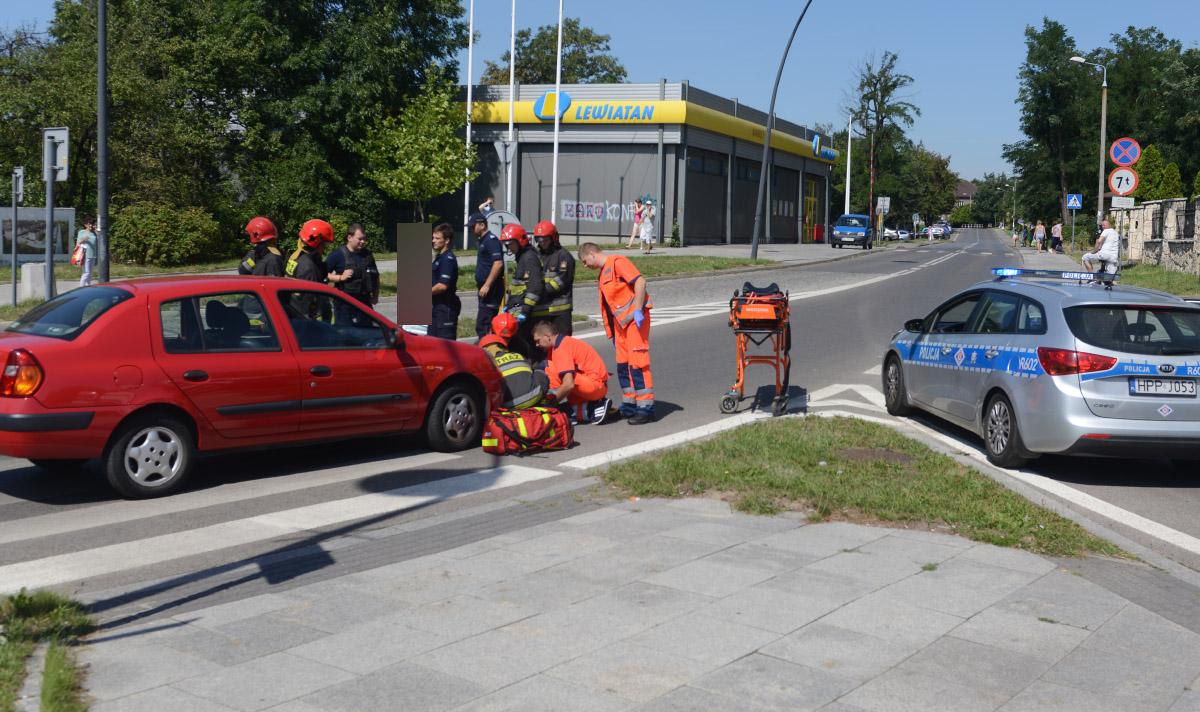 Potrącenie pieszej na ul. Paderewskiego