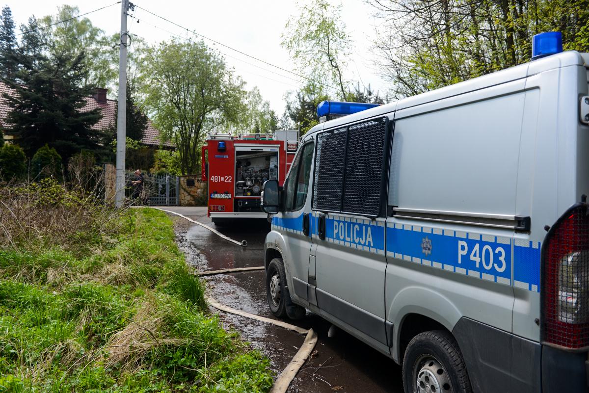 Uszkodził gazociąg. Interweniowała straż pożarna