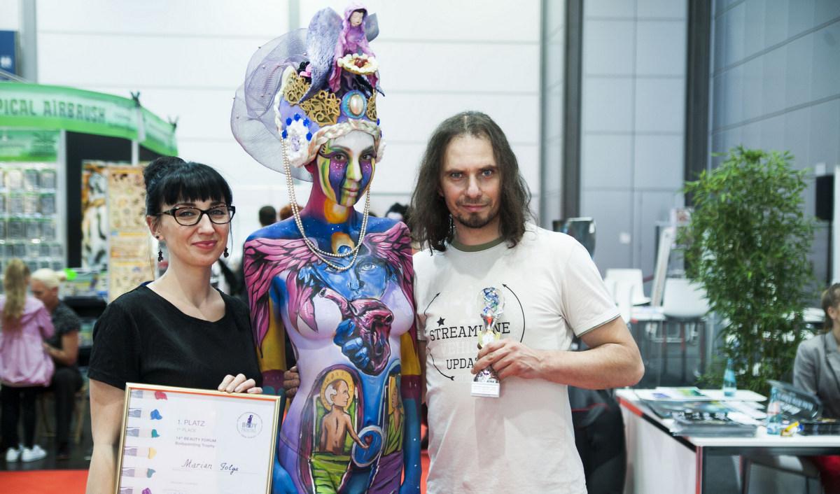 Marian i Monika Folga na podium