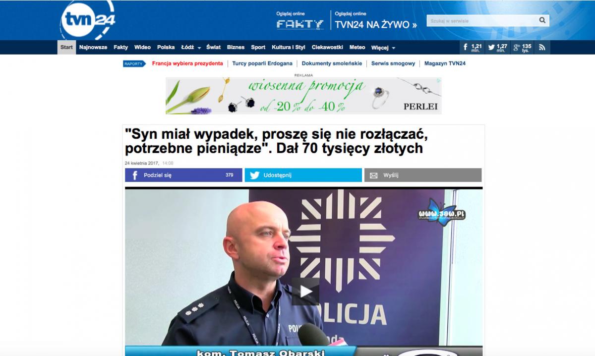 Oszustwa w Jaworznie. Materiał jaw.pl na TVN 24