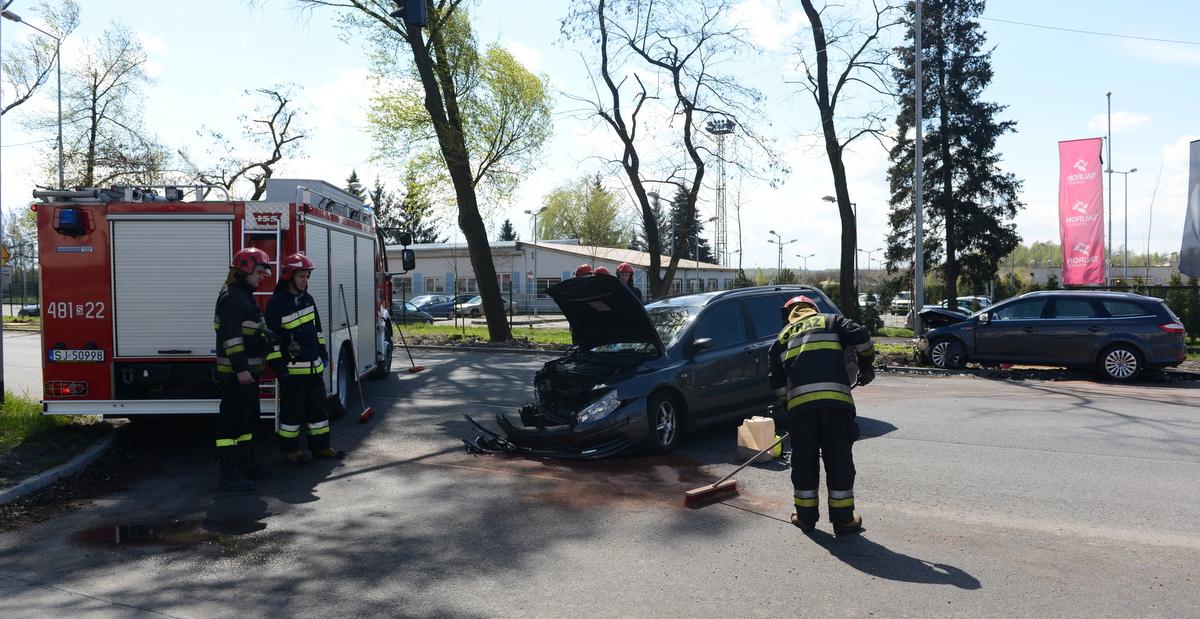 Kolizja na Krakowskiej - przyczyną wymuszenie pierwszeństwa