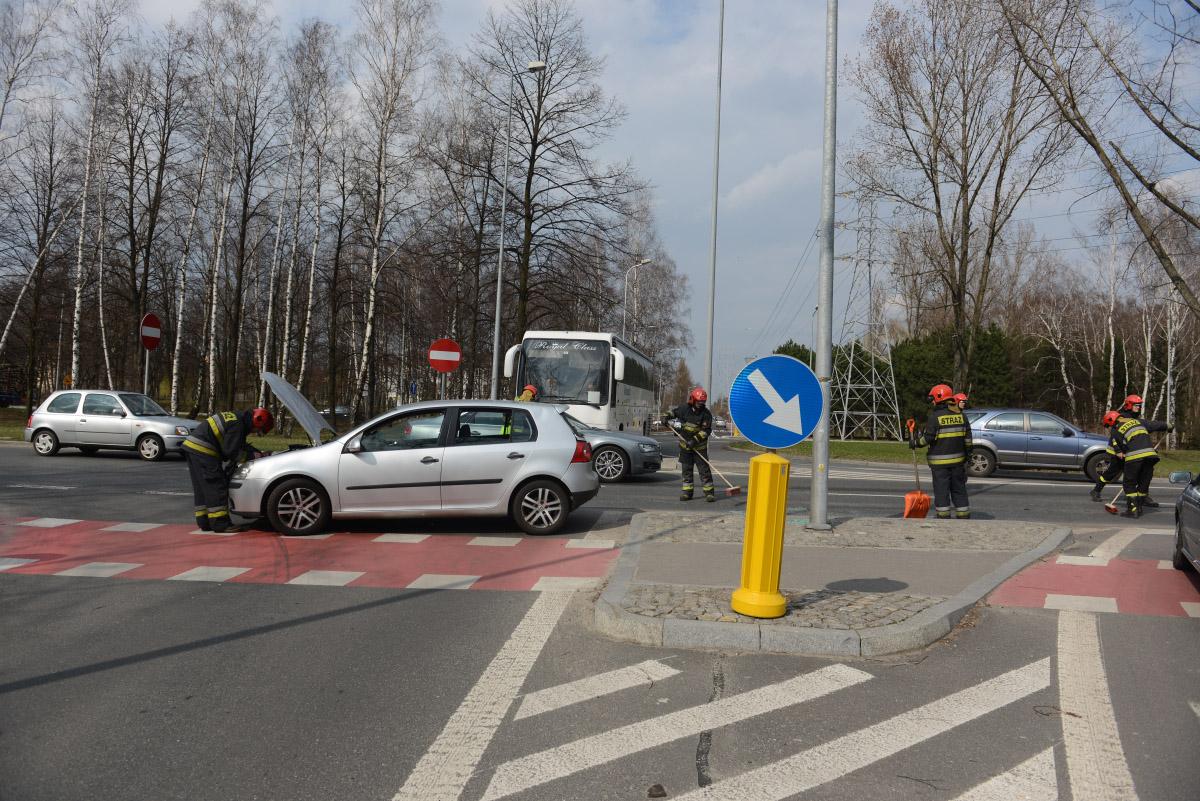 Wypadek na Grunwaldzkiej w kierunku centrum