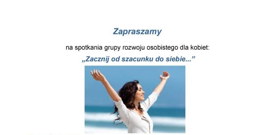 Warsztaty dla kobiet - „Zacznij od szacunku do siebie”
