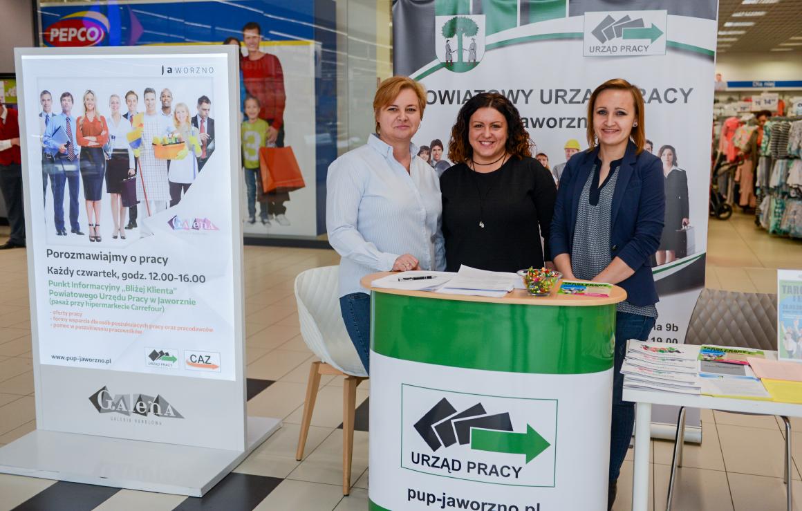 PUP otworzył punkt informacyjny w Galenie