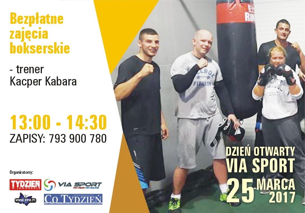 Bezpłatne zajęcia bokserskie podczas Dnia Otwartego Via Sport