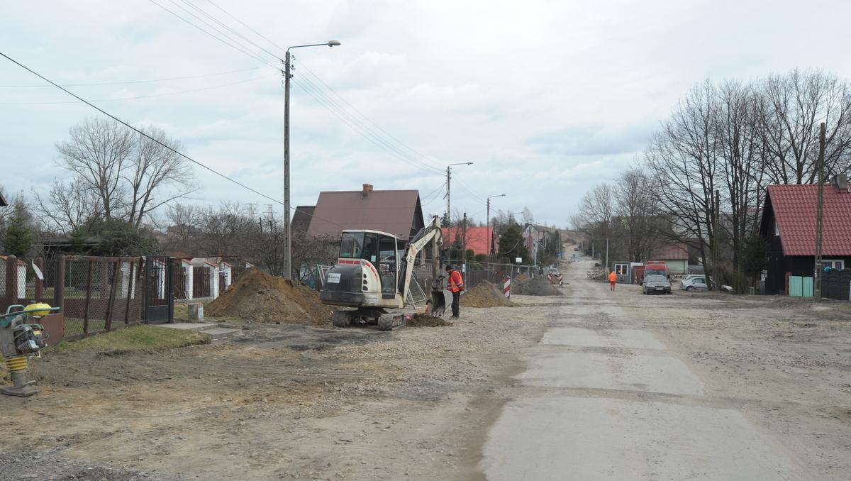 Trwa budowa kanalizacji na Skałce