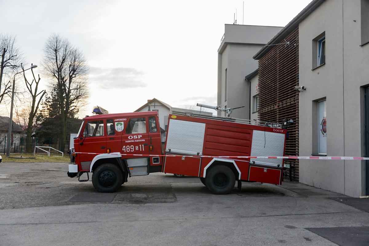 Strażakom z Dąbrowy złamał się wóz