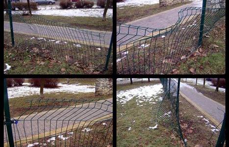 Wandale zniszczyli ogrodzenie na Podwalu