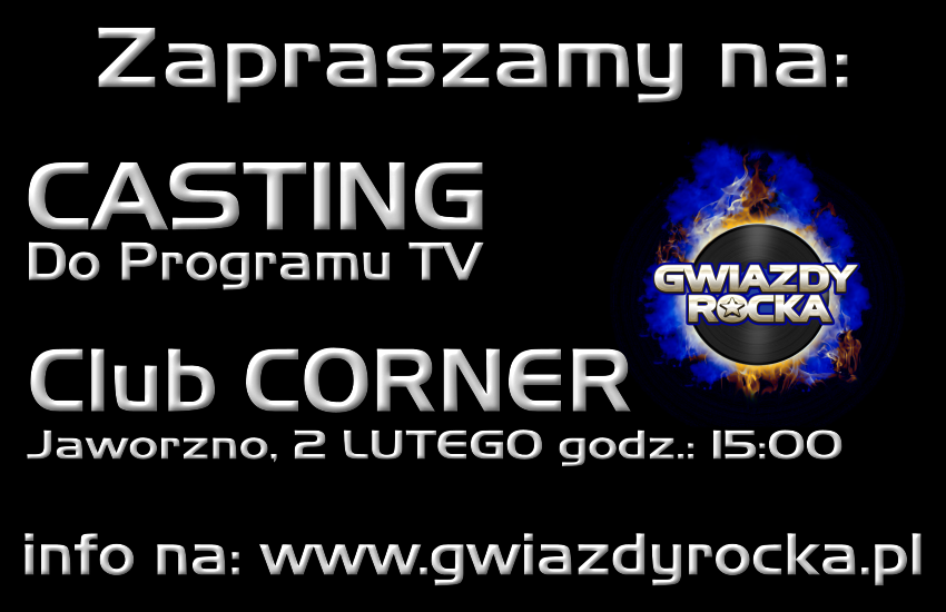 W czwartek castingi w Clubie Corner