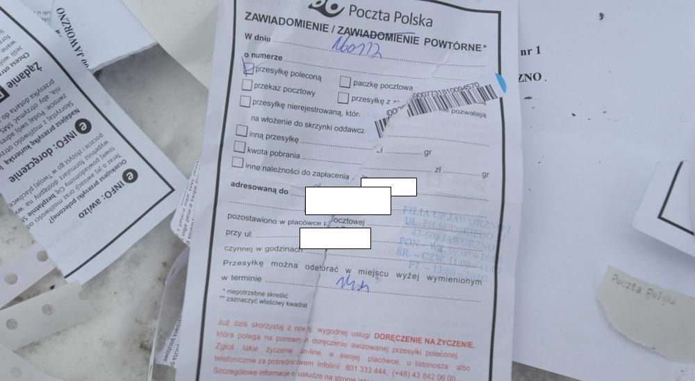 Awiza na chodniku - Poczta Polska odpowiedziała