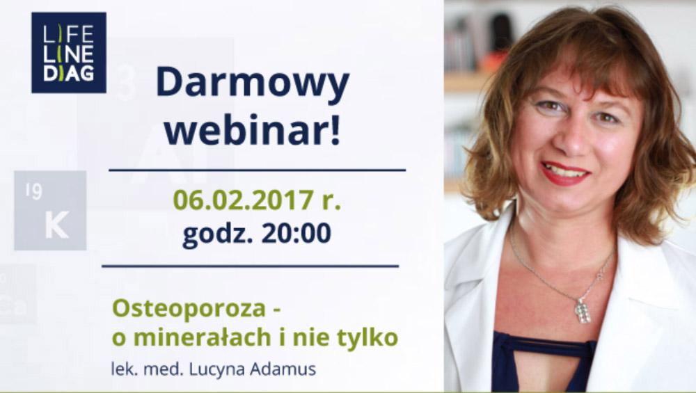 Osteoporoza – bezpłatny webinar z ekspertem firmy Lifeline Diag