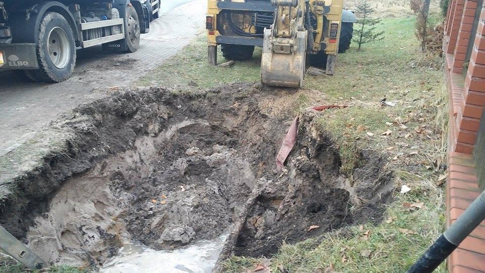 Awaria wodociągu na Tetmajera