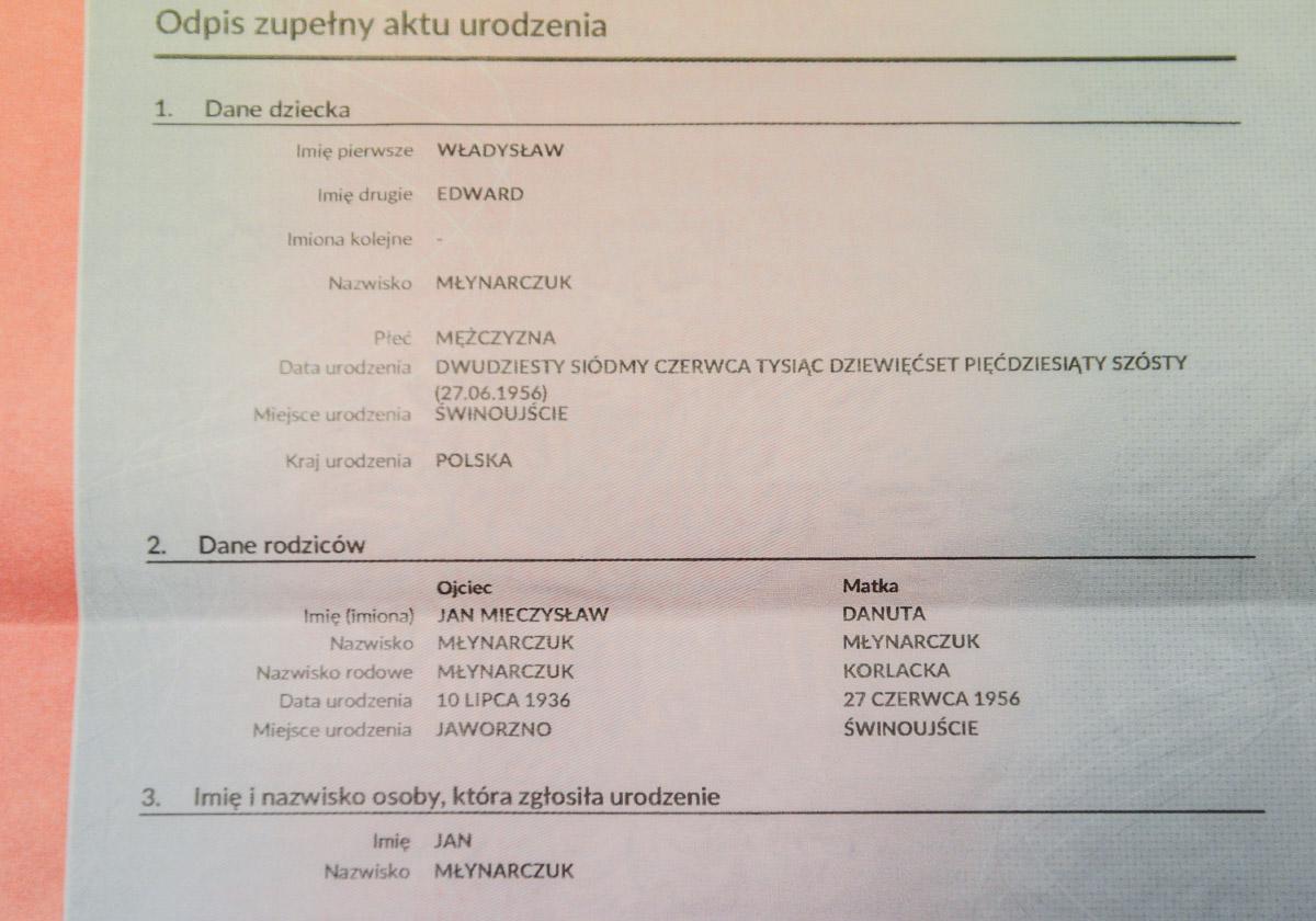 Jaworznianin jest bratem bliźniakiem swojej matki
