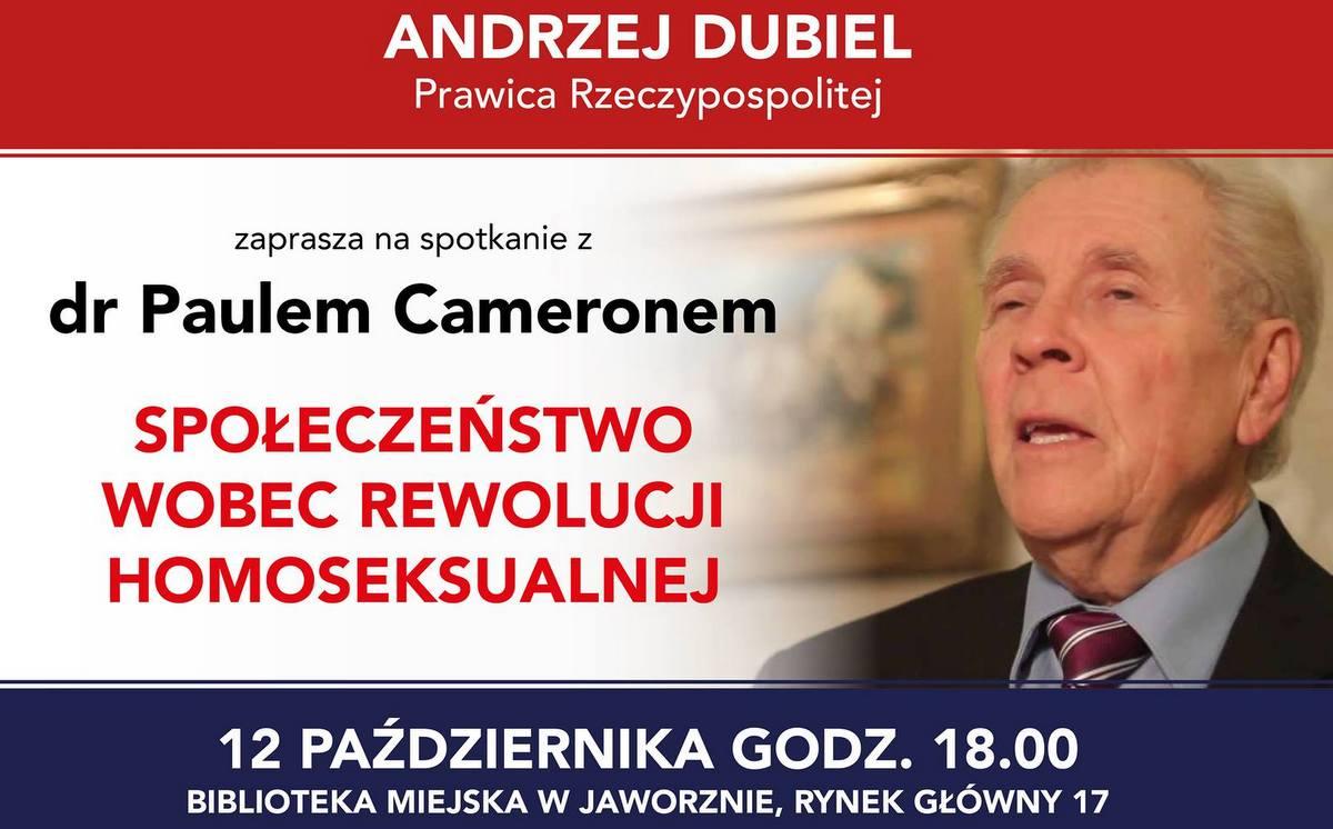 Paul Cameron w Jaworznie już w środę