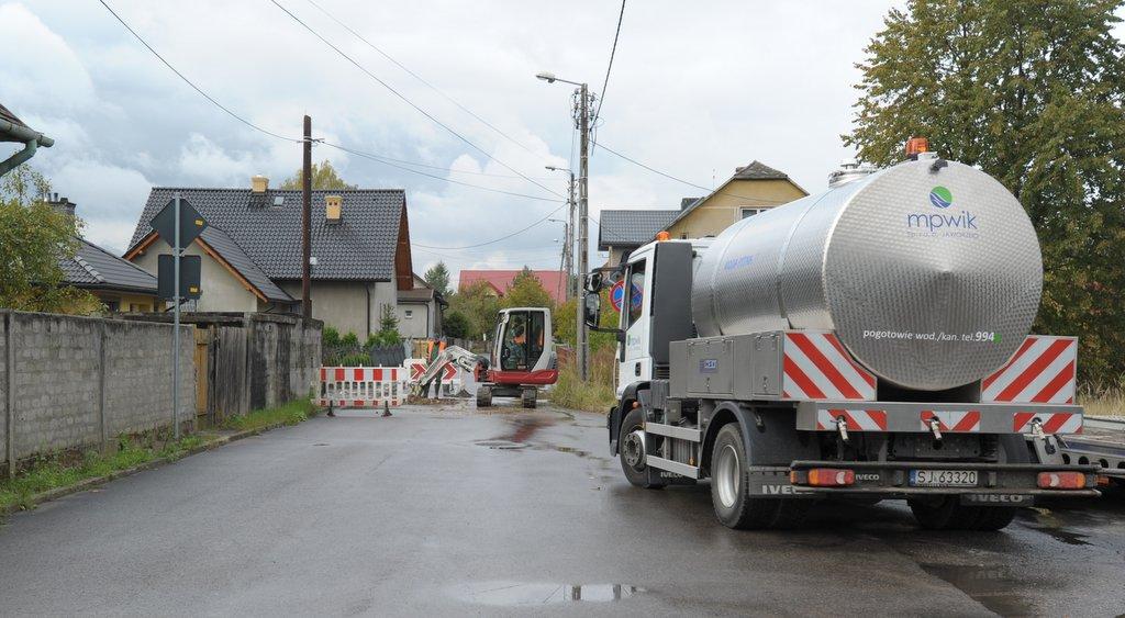 Awaria wodociągów na ul. Olbrachta
