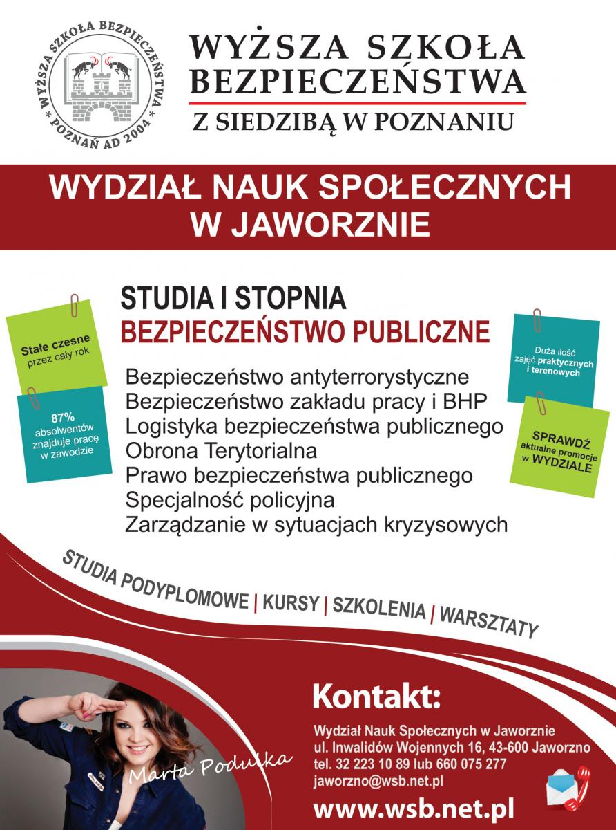 Dołącz do grona studentów Wydziału Nauk Społecznych w Jaworznie!