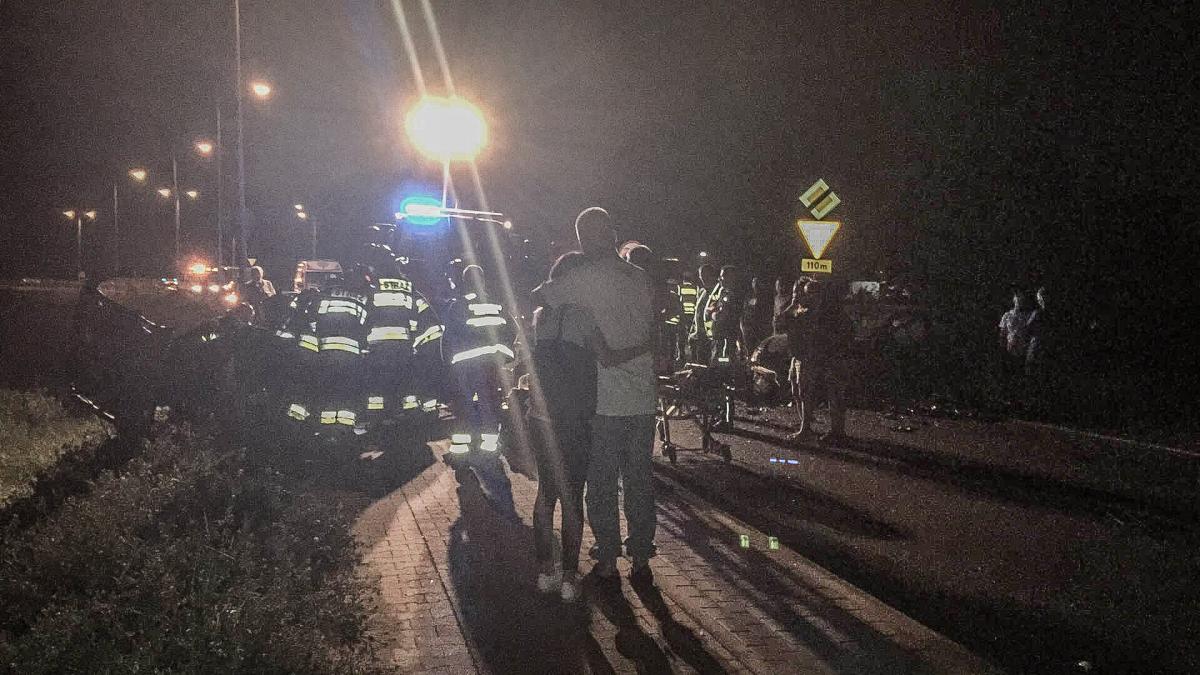 Groźny wypadek przy Geosferze