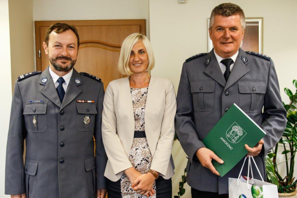 Prezydent miasta podziękowała policjantowi