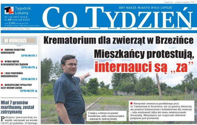 Przegląd prasy lokalnej - 29 nr gazety 