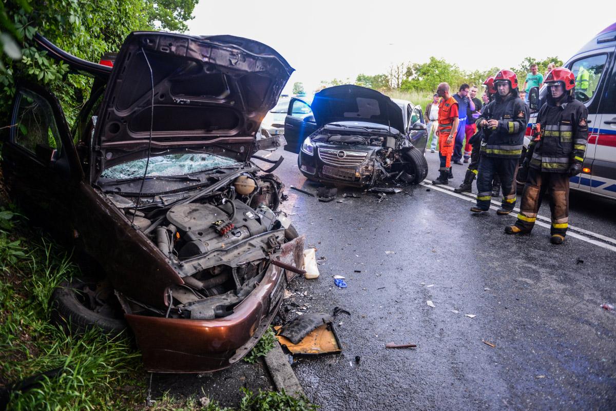 Wypadek w Byczynie. Jedna osoba w szpitalu