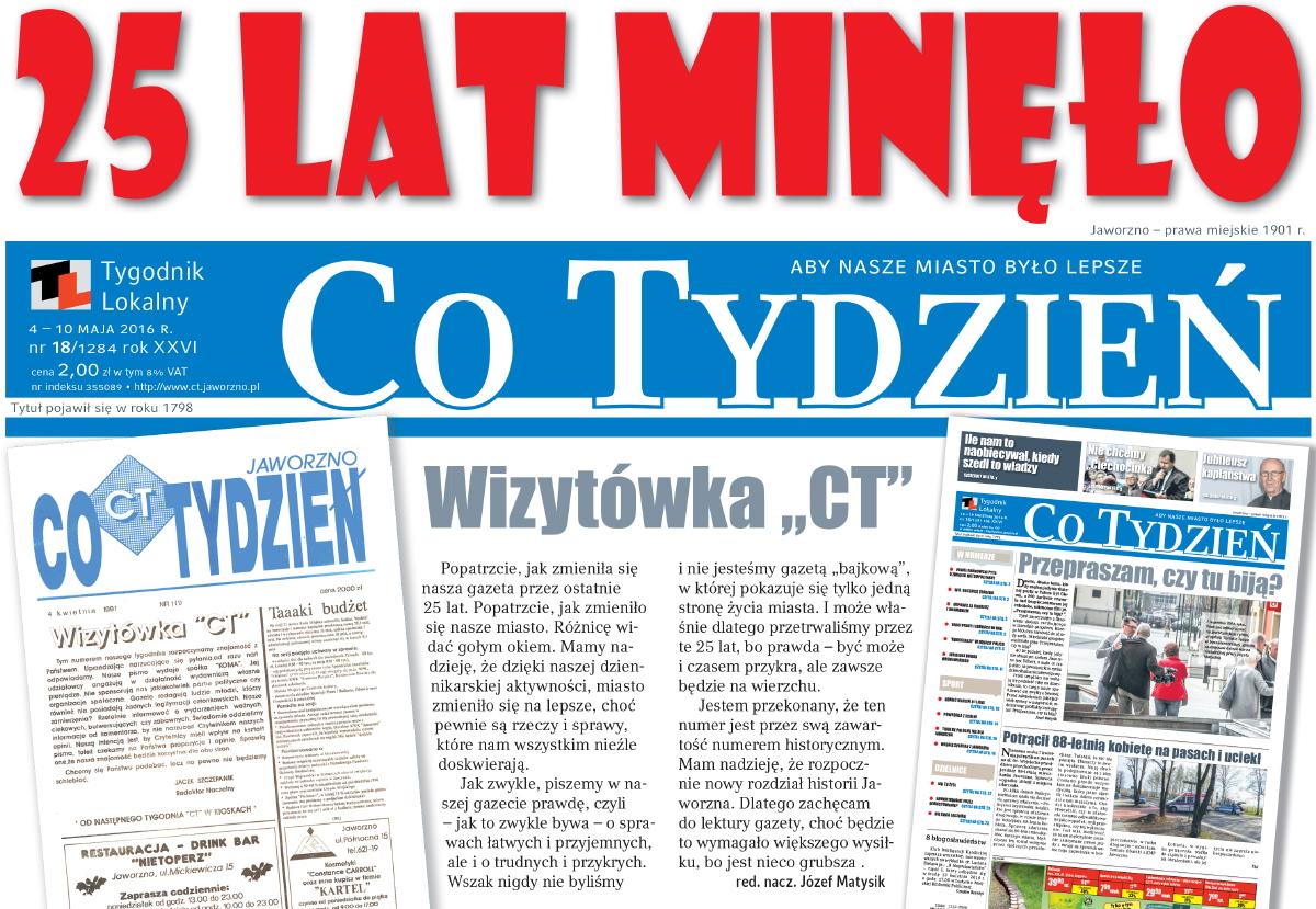 Środowy przegląd prasy. „Co tydzień” ma 25 lat