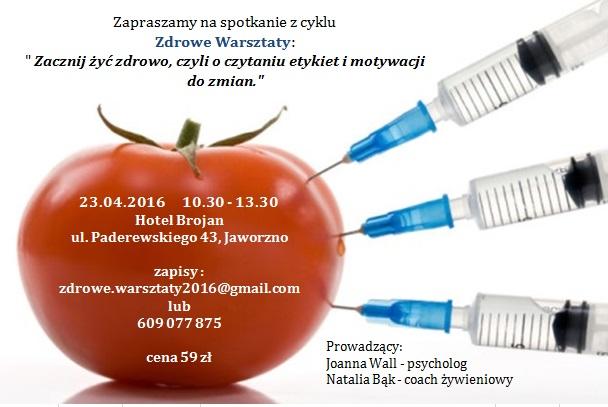 Zdrowe Warsztaty - zaproszenie