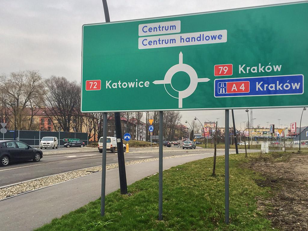 Rondo drwala między Koninem a Rawą Mazowiecką?