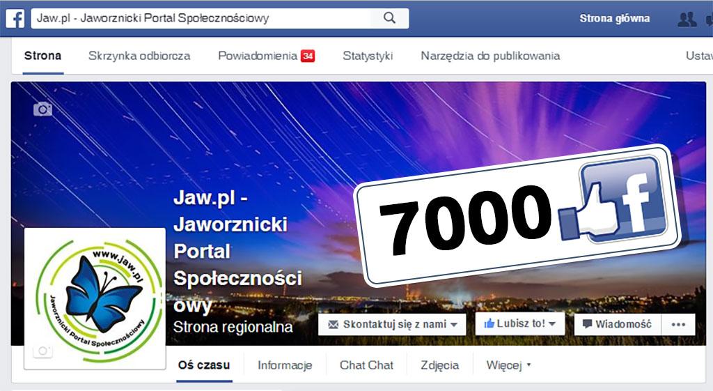 7000 polubień Jaw.pl. Dziękujemy!