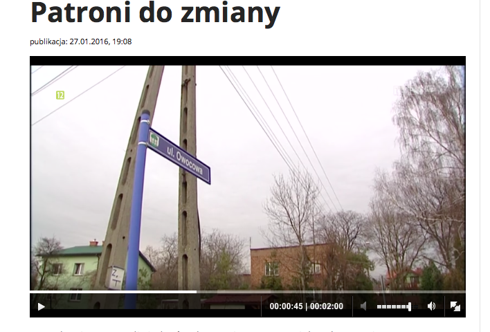 TVP: Jaworzno dobrym przykładem dekomunizacji