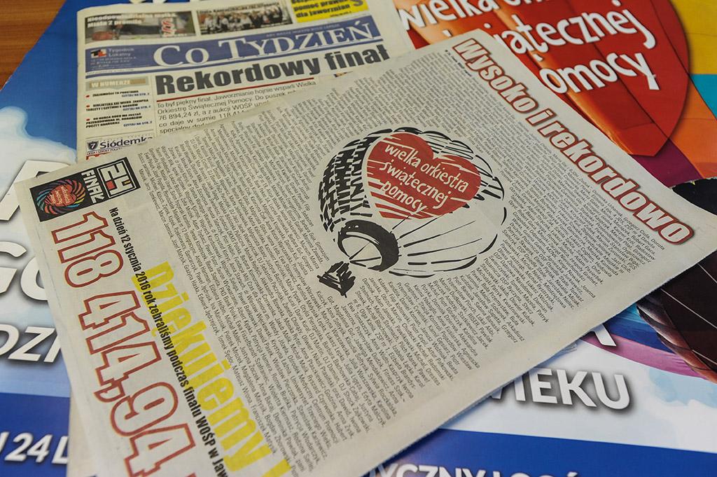 Co Tydzień: Specjalny dodatek o WOŚP wraz z podziękowaniami