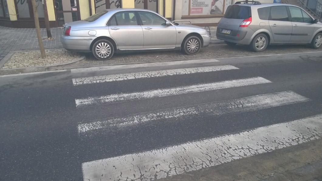 Ciekawe przejście dla pieszych na Farnej