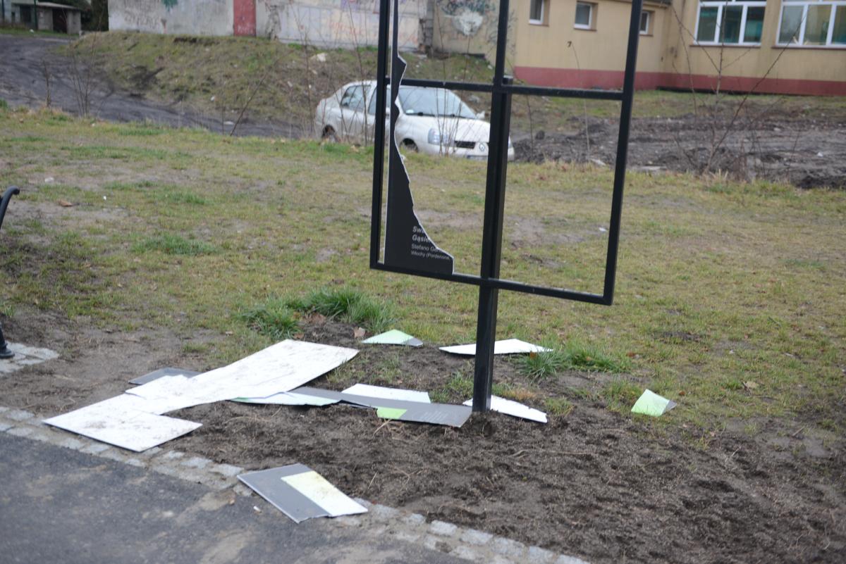 Planty znów zdewastowane. Monitoring nie działał