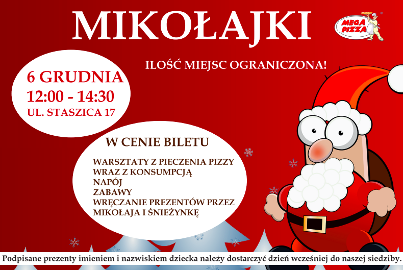 Mikołajki z Mega Pizzą