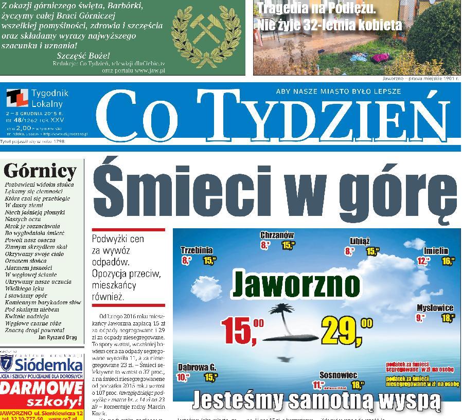 Środowy przegląd prasy