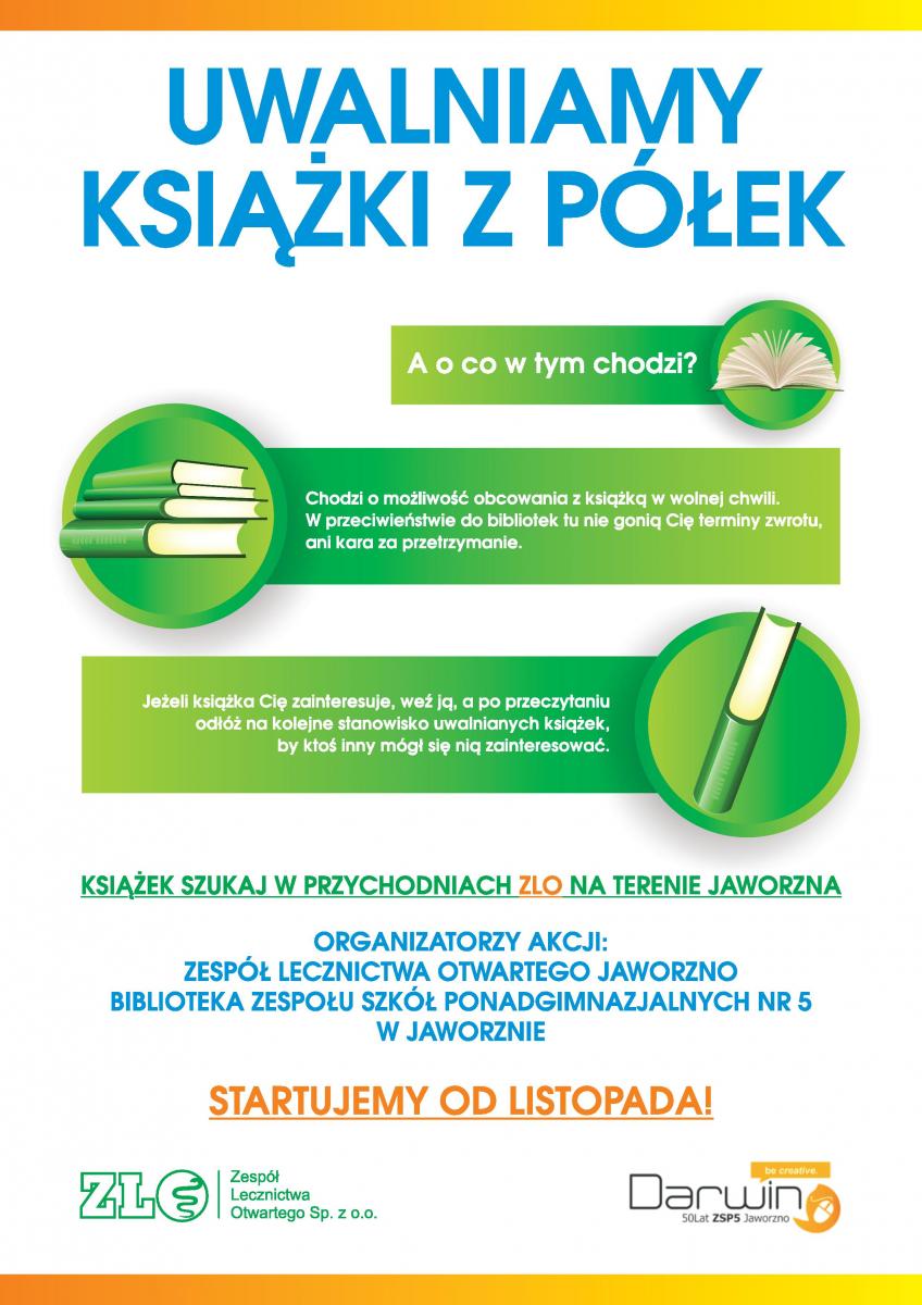 „Uwalniamy książki z półek”, czyli nasz jaworznicki bookcrossing