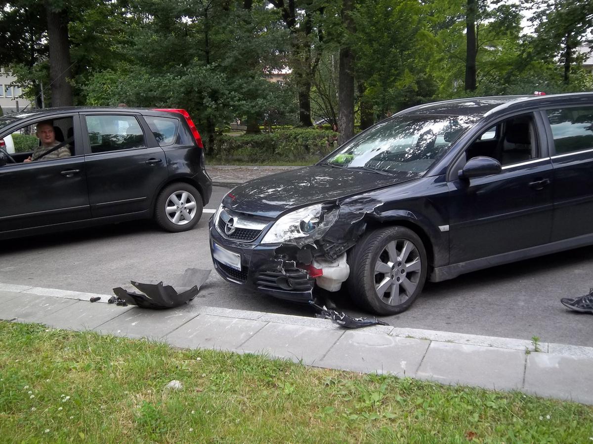 Kolizja na ul. Pocztowej