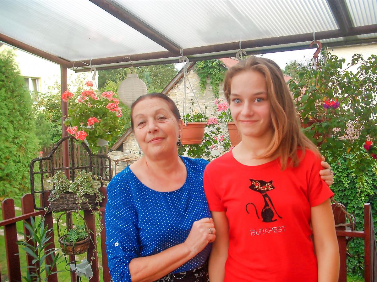 Jaworznianki: Zofia Kołodziejczyk  na zdjęciu z Wiktorią Kołodziejczyk