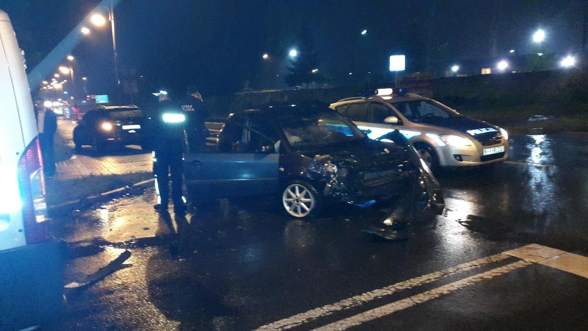 Znów kolizja na skrzyżowaniu B. Gutmanów z Krakowską