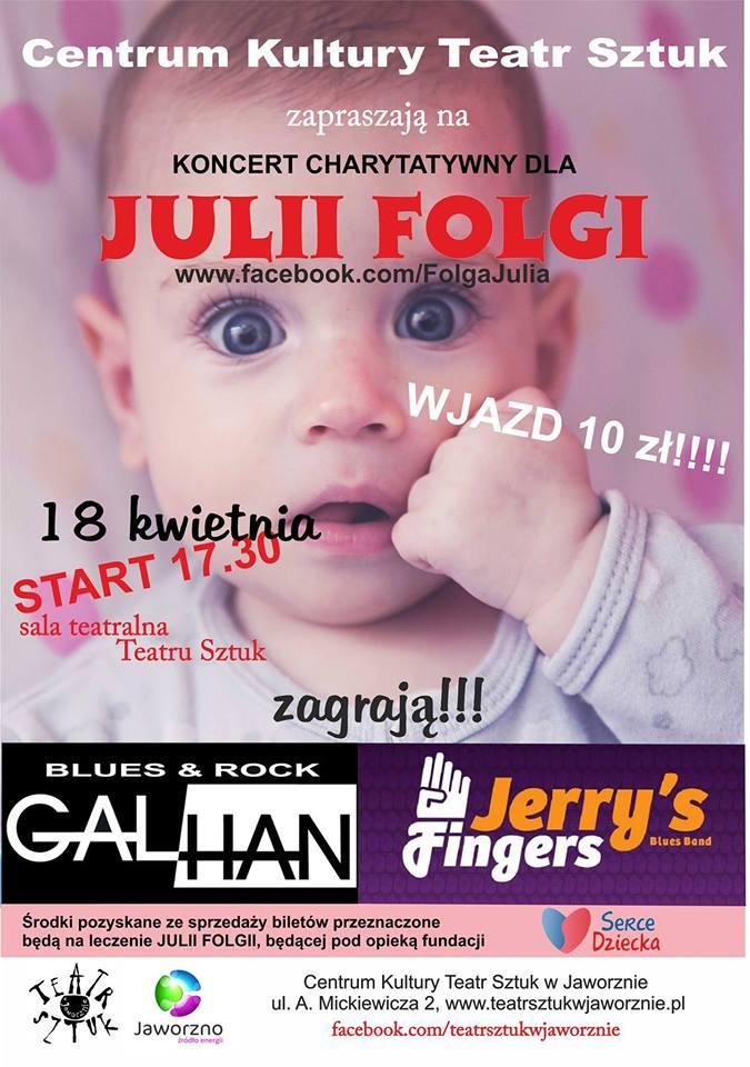 Zagrają dla Julki – córki Mariana Folgi