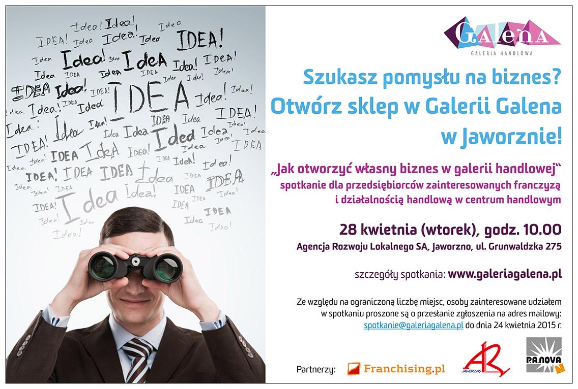 Jak otworzyć własny biznes w GALENIE