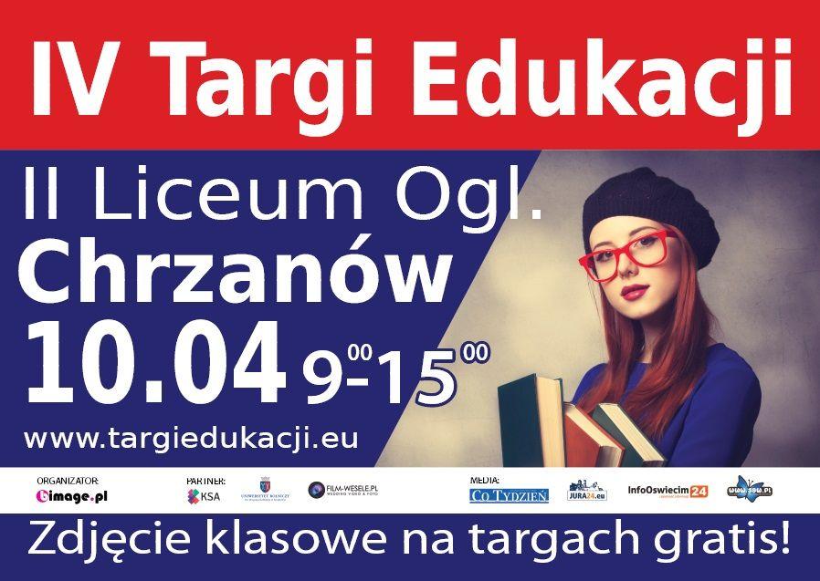 IV Targi Edukacji w Chrzanowie  już 10 kwietnia